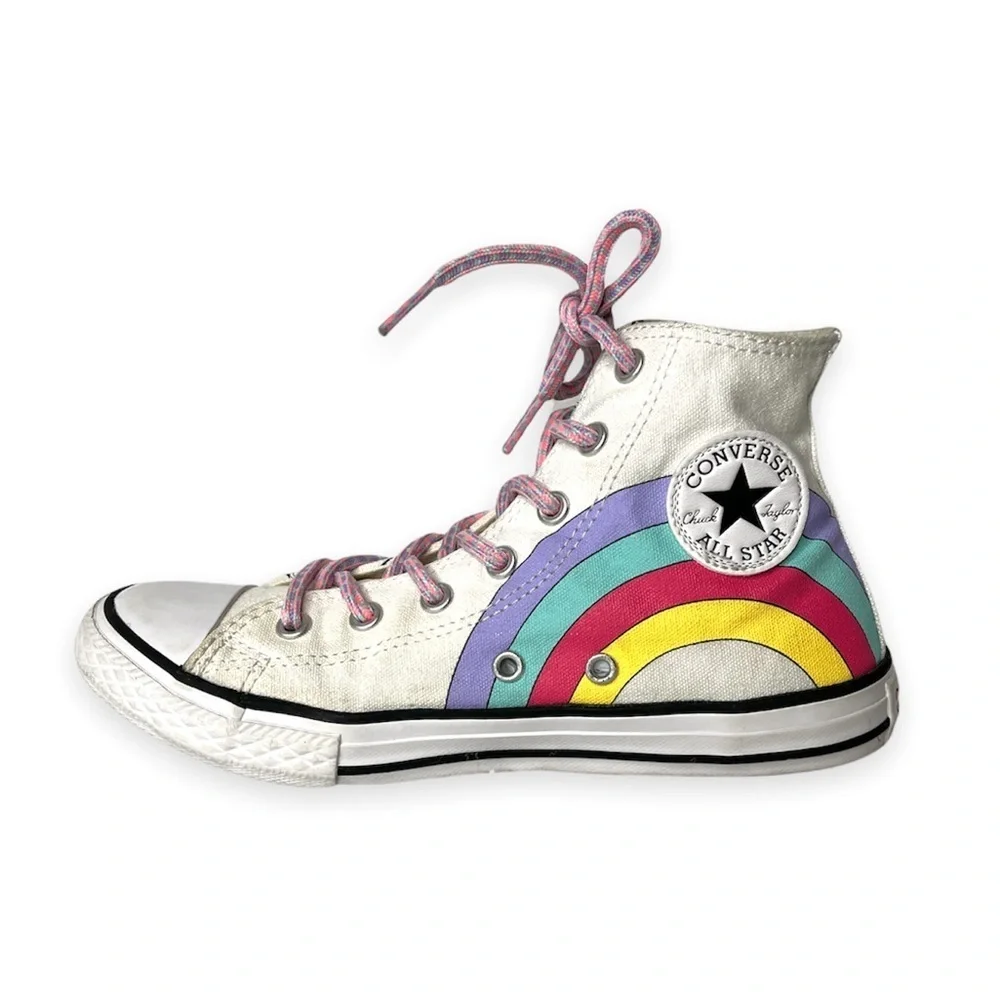 Converse‎ Unicorn Sneaker All High Top Chuck Taylor Rainbow Girls Size 3